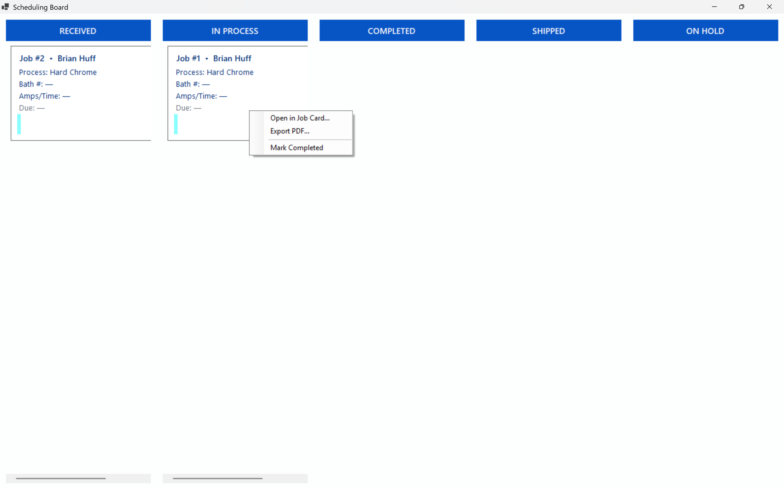 Job card screenshot placeholder